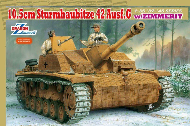 Dragon 6454 10,5 cm Sturmhaubitze 42 Ausf.G avec Zimmerit (1/35)