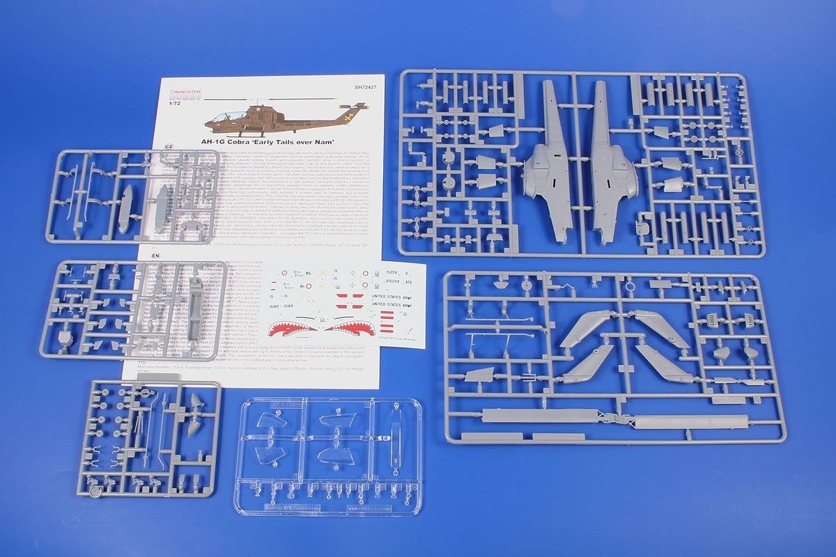 Special Hobby 72427 AH-1G Cobra « Early Tails » 1/72 – immagine 3
