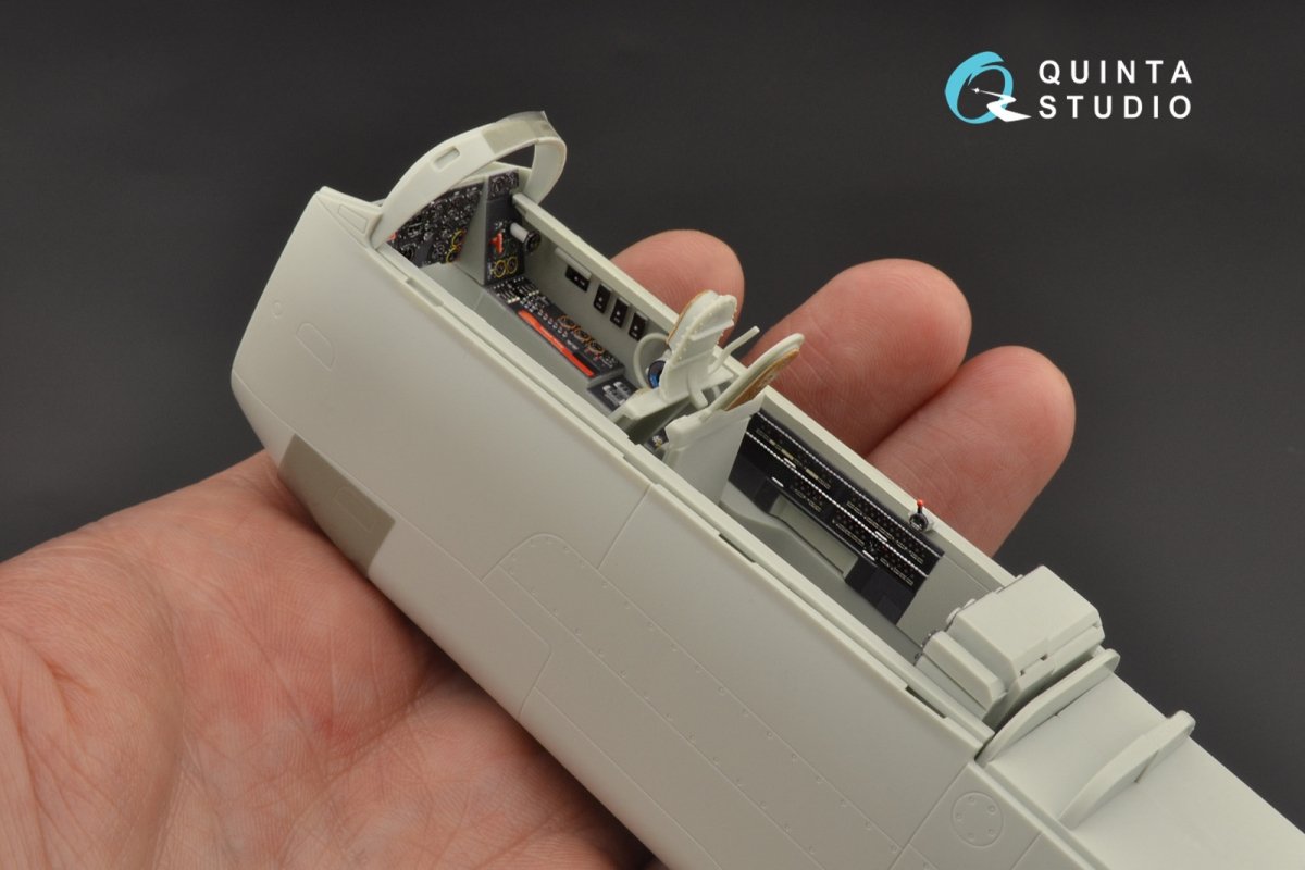 Intérieur imprimé en 3D et coloré sur papier décalcomanie (Revell) Quinta Studio QD32093 He 219 1/32 – immagine 9