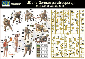 Master Box 35157 Parachutistes américains et allemands (Europe du Sud, 1944) (1/35) – image 2