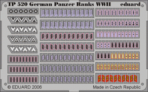 Eduard TP520 Rangés de Panzers allemands Seconde Guerre mondiale 1/35