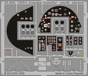 Intérieur du TBF-1 Eduard 32524 au 1/32 TRUMPETER