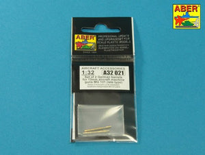 Aber A32021 Ensemble de 2 canons pour mitrailleuses d&amp;#39;avion allemandes MG 131 de 13 mm (type tardif) (1/32) – image 4