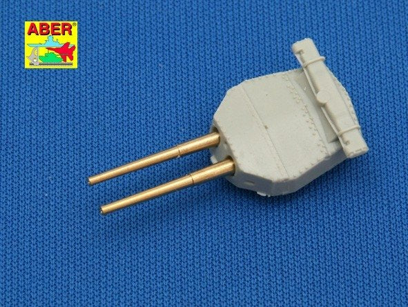 Aber 1/700L-08 Ensemble de 8 canons de 381 mm de long pour tourelles sans protection anti-explosion, navires Hood 1/700 – immagine 2