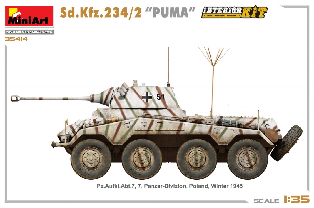MiniArt 35419 SD.KFZ.234/2 PUMA 1/35 – immagine 6