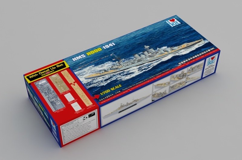 J&amp;#39;adore le kit 65703 HMS Hood 1941 Top Grade 1/700 – image 2