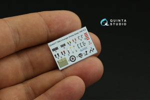 Intérieur imprimé en 3D et coloré sur papier décalcomanie Quinta Studio QD48377 TBM-3 Avenger (Hobby Boss) 1/48 – immagine 5