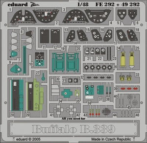 Eduard FE292 Buffalo Modèle 339 1/48 Tamiya