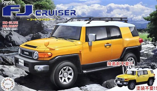 Fujimi 066134 Toyota FJ Cruiser (Jaune bicolore) 1/24
