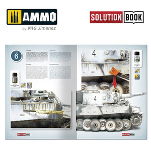 AMMO de Mig Jimenez 6601 Comment peindre les véhicules d&amp;#39;hiver allemands de la Seconde Guerre mondiale (Solutions) Multilingue – Bild 5