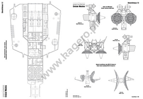 Kagero 7055 Le croiseur Moskva EN/PL – Bild 4