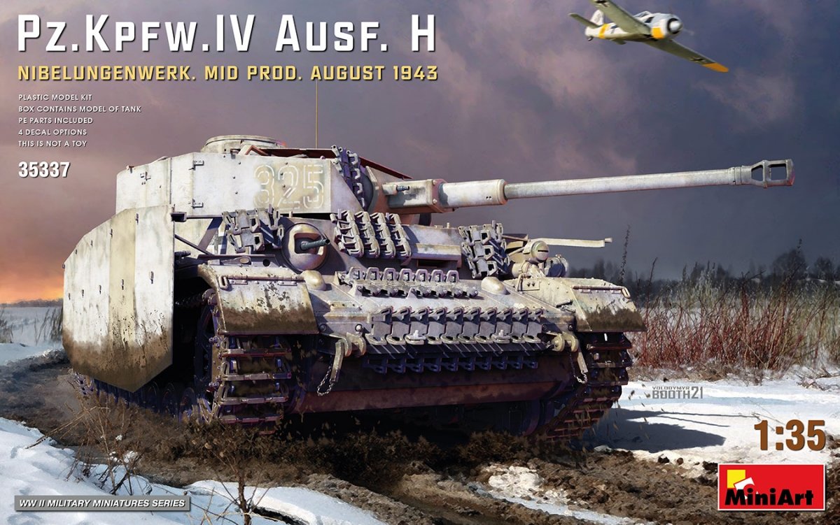 MiniArt 35337 Pz.Kpfw.IV Ausf. H NIBELUNGENWERK. MOYENNE PROD. AOÛT 1943 1/35