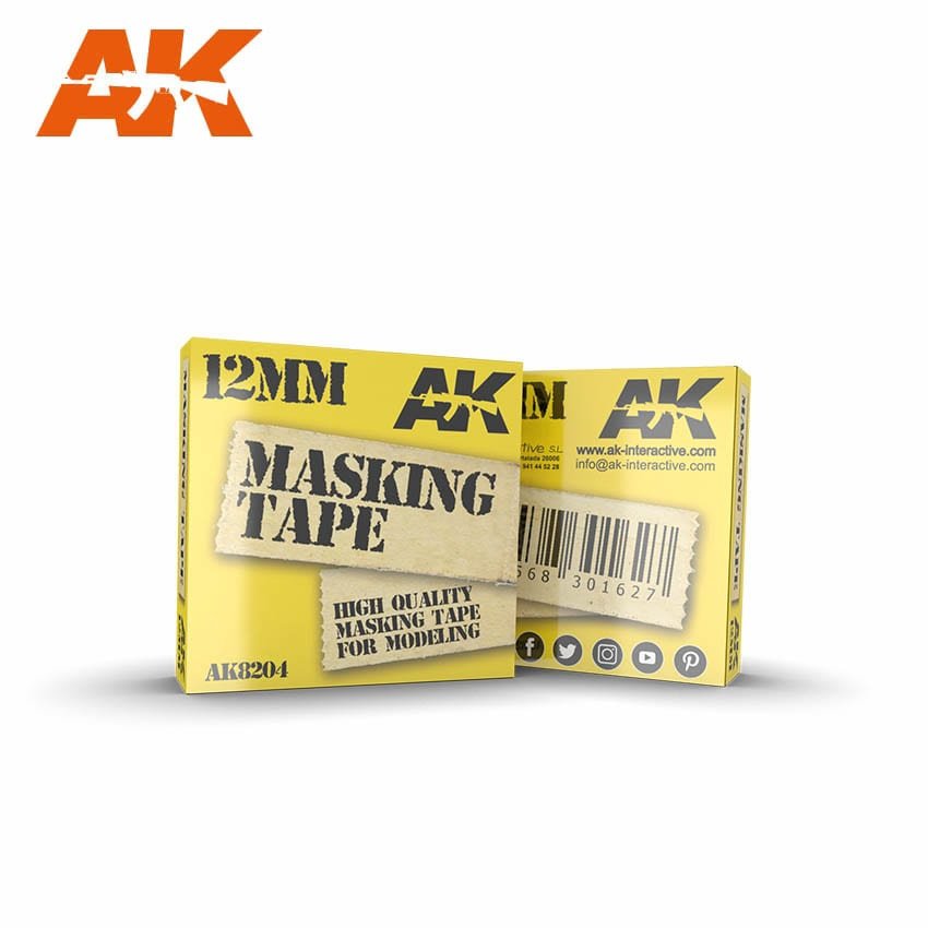 Ruban de masquage AK Interactive AK8204 : 12 mm