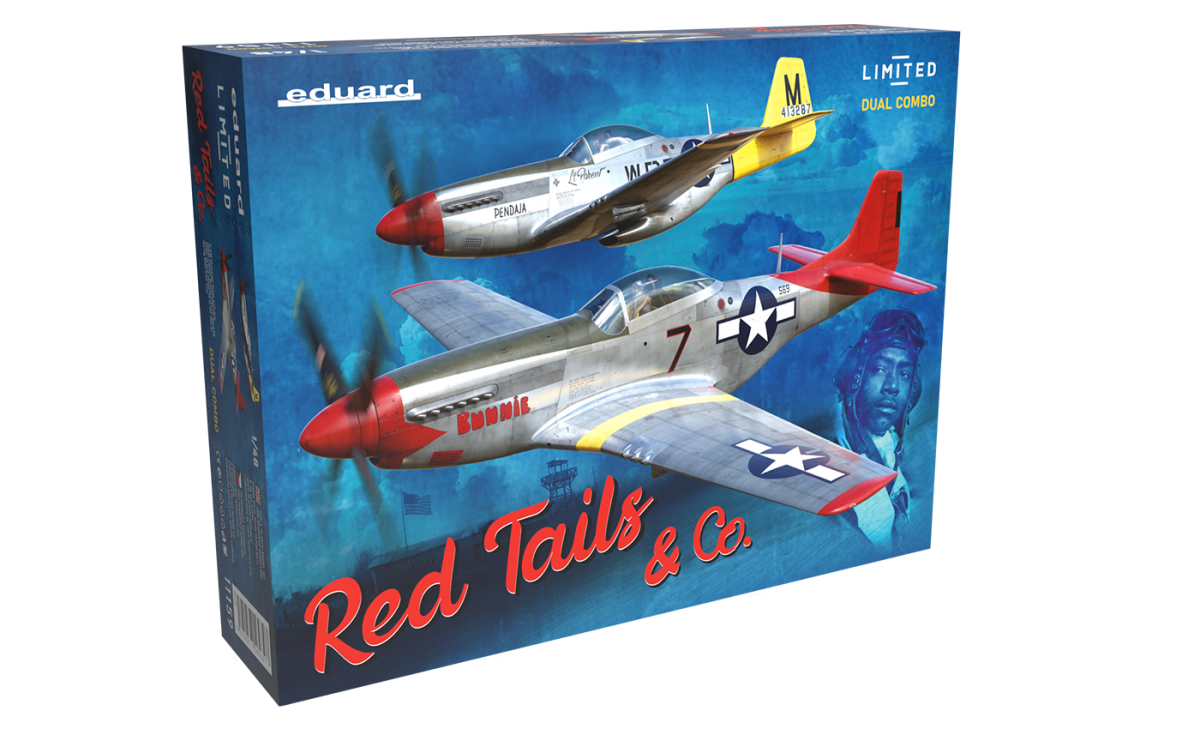Eduard 11159 RED TAILS &amp;amp; Co. COMBO DOUBLE 1/48 – immagine 2