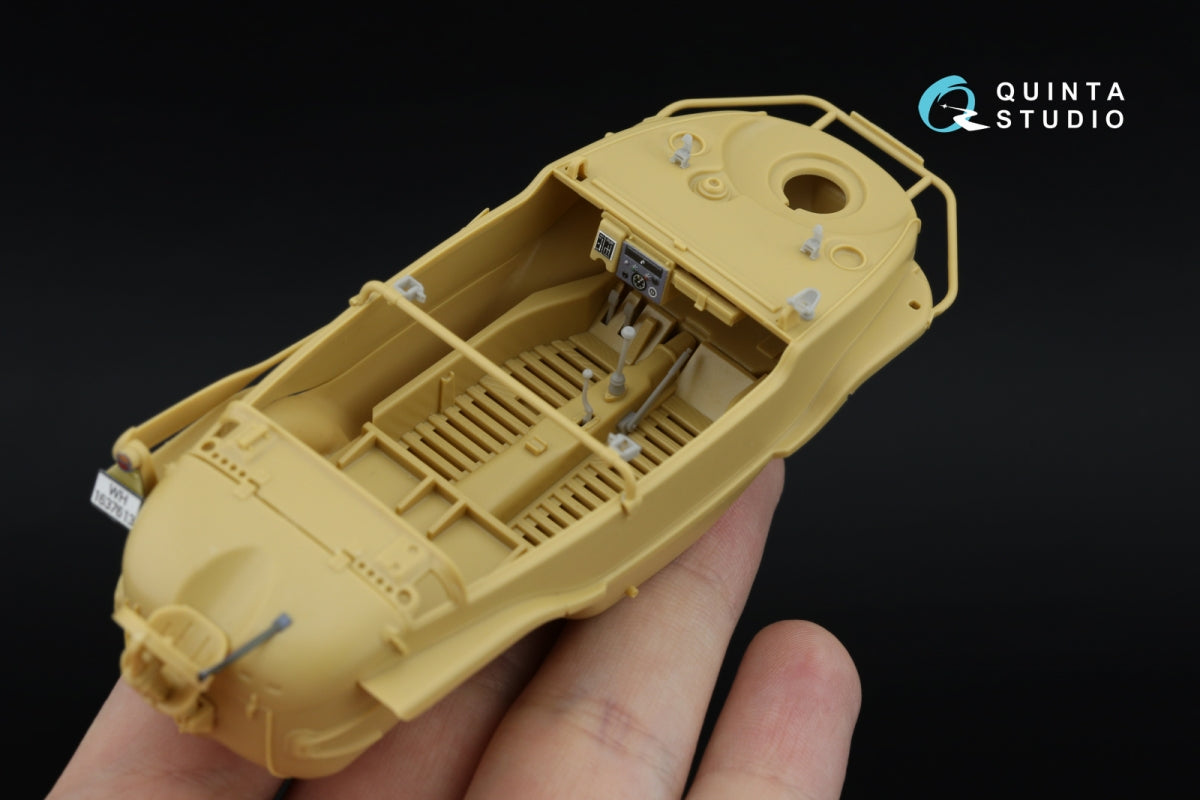 Quinta Studio QD+35145 Schwimmwagen Type 166 Intérieur imprimé en 3D et coloré sur papier décalcomanie (Tamiya) (avec pièces en résine imprimées en 3D) 1/35 – image 11