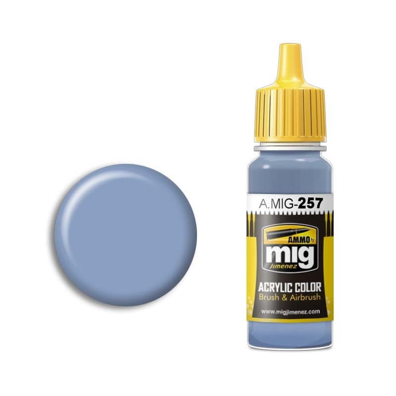 AMMO de Mig Jimenez 0257 - Bleu azur - peinture acrylique 17 ml