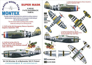 Montex K48182 P-47D RAZORBACK 1/48