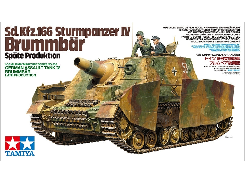 Tamiya 35353 Sd.Kfz.166 Sturmpanzer IV Brummbar Production tardive (1/35)  – image 2