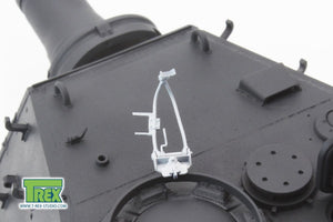 T-Rex Studio TR35030 Support de coupole pour mitrailleuse antiaérienne allemande de la Seconde Guerre mondiale, 3 pièces, échelle 1/35 – imagen 3