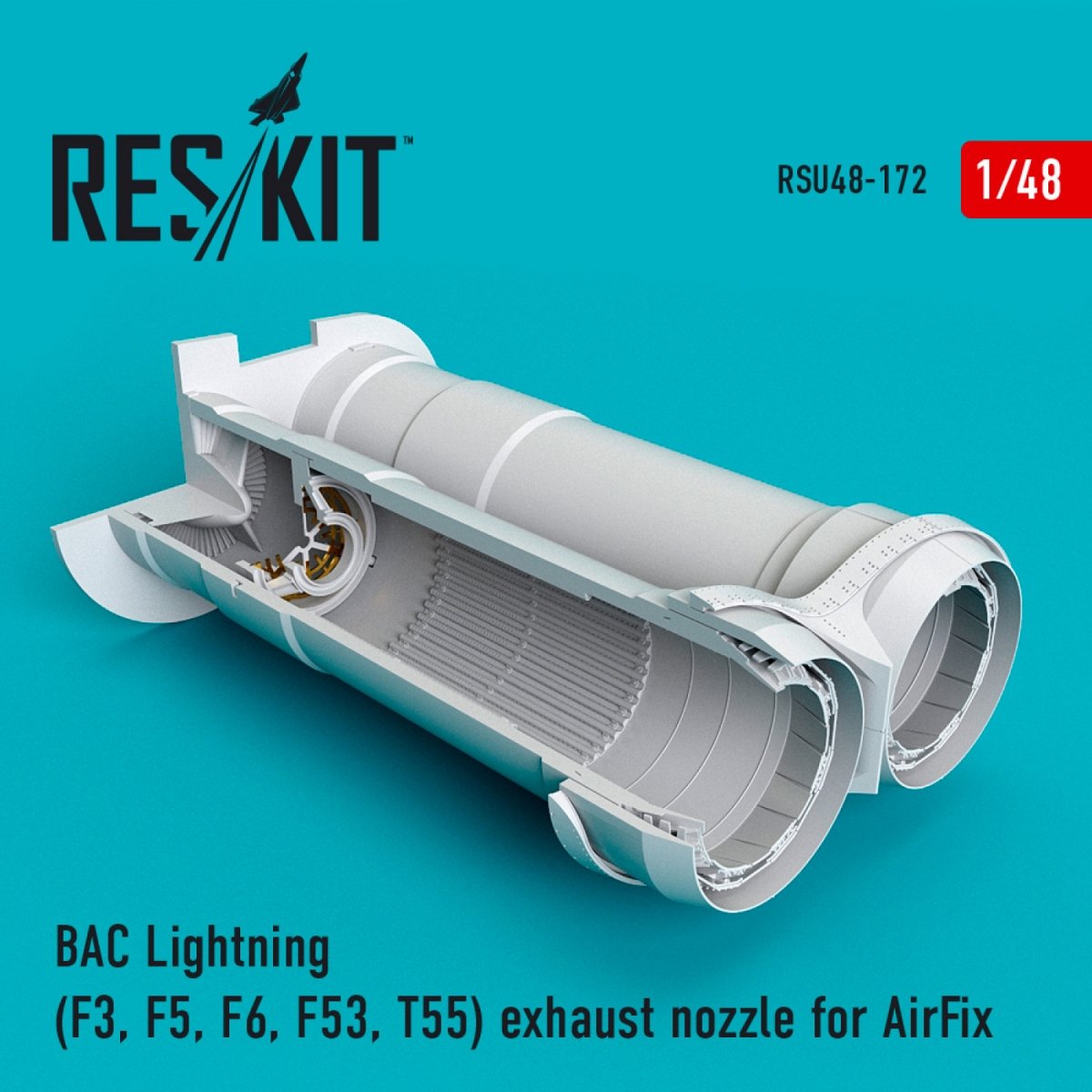 RESKIT RSU48-0174 F-4 (B,C,D,N) PHANTOM II TUYÈRE D&amp;#39;ÉCHAPPEMENT POUR MAQUETTE TAMIYA 1/48