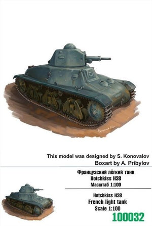 Zebrano Z100-032 Hotchkiss H38 char léger français