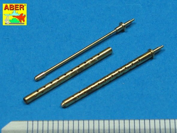 Aber A32017 Jeu de 2 canons standard de calibre .50 (12,7 mm) pour mitrailleuses d&amp;#39;avion américaines Browning M2 (1/32) – image 3
