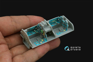 Intérieur imprimé en 3D et coloré sur papier décalcomanie Quinta Studio QD48504 MiG-31B (Hobby Boss) 1/48 – imagen 8