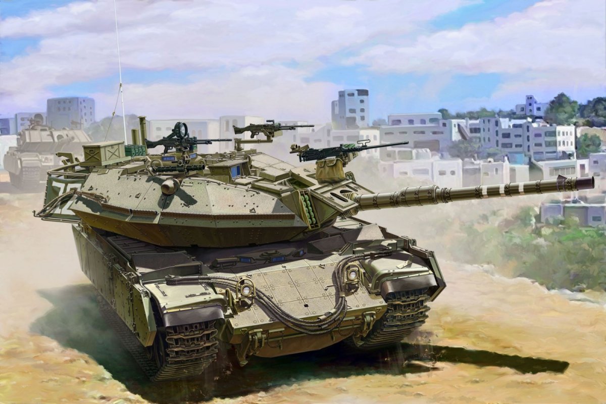 Meng modèle TS-040 Israël char de combat principal Magach 6B Gal Batash 1/35 – image 5