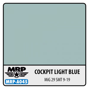 Mr. Paint MRP-A045 Cockpit Light Blue (MiG-29 SMT 9-19) Russian AF - aqua colors - 17ml