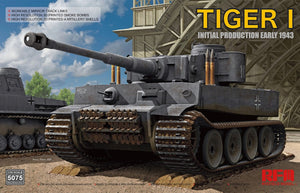 Maquette Rye Field modèle 5075 Tiger I, production initiale début 1943, échelle 1/35