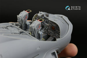 Intérieur imprimé en 3D et coloré sur papier décalcomanie Quinta Studio QD32106 A-6E Intruder (Trumpeter) 1/32 – Bild 8