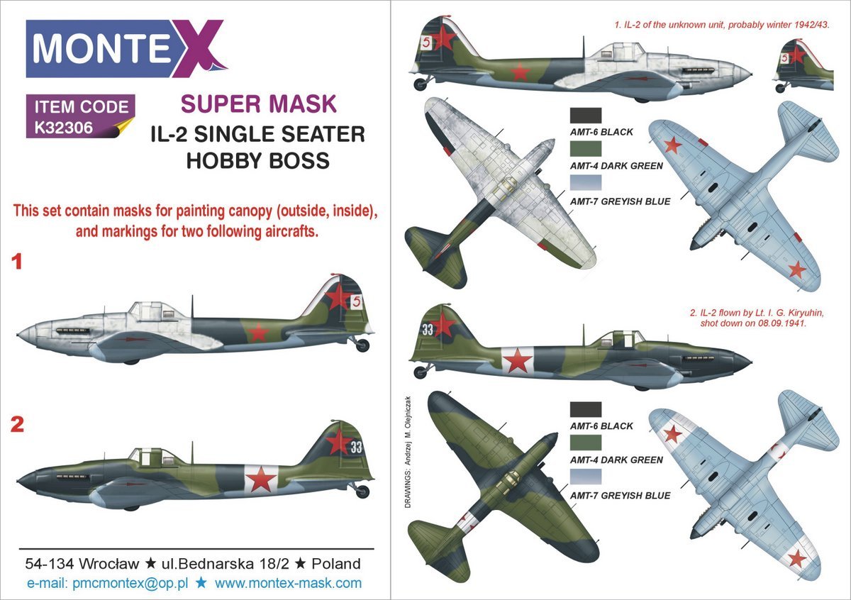 Montex K32306 IL-2 (monoplace) 10 1/32