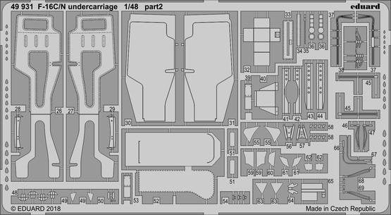 Eduard BIG49208 F-16C/N 1/48 TAMIYA – image 4