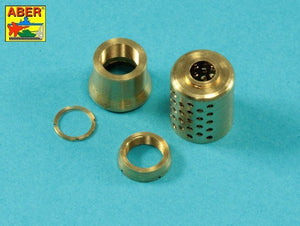 Canons Aber 35L-263 pour char allemand E-100 (Dragon), calibres 15 cm et 7,5 cm, échelle 1/35  – immagine 3