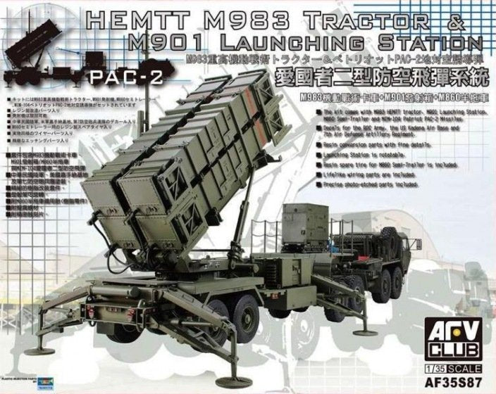 AFV Club 35S87 Tracteur HEMTT M983 / Station de lancement M901 PAC-2 1/35