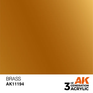 AK Interactive AK11194 LAITON – MÉTALLIQUE 17 ml