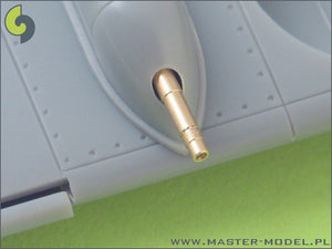 Master AM-48-016 Mitrailleuse d&amp;#39;avion allemande MK 108 (30 mm) canons et tubes de souffle (2 pièces) (1/48) – immagine 3