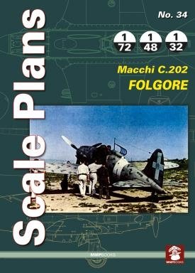 MMP Books 81265 Plans à l'échelle n° 34 Macchi C.202 Folgore FR 
