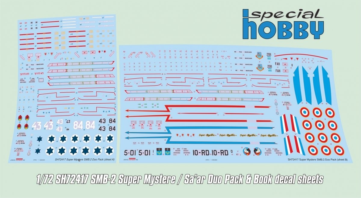 Special Hobby 72417 SMB-2 Super Mystere Duo Pack + Livre 1/72  – Bild 2