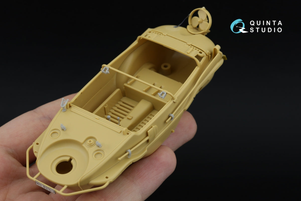 Quinta Studio QD+35145 Schwimmwagen Type 166 Intérieur imprimé en 3D et coloré sur papier décalcomanie (Tamiya) (avec pièces en résine imprimées en 3D) 1/35 – image 12