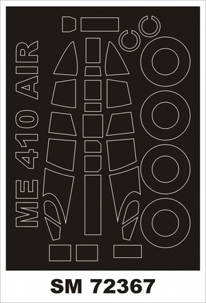 Montex SM72367 Me 410U-2/U-4 pour AIRFIX 1/72