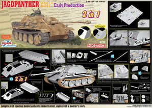 Dragon 6758 Jagdpanther Première production (2 en 1) 1/35