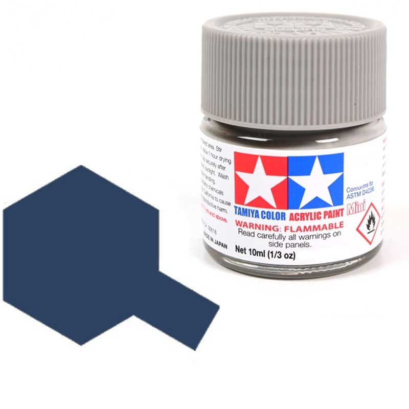 Peinture acrylique Tamiya XF17 Bleu Mer (81717) 10 ml