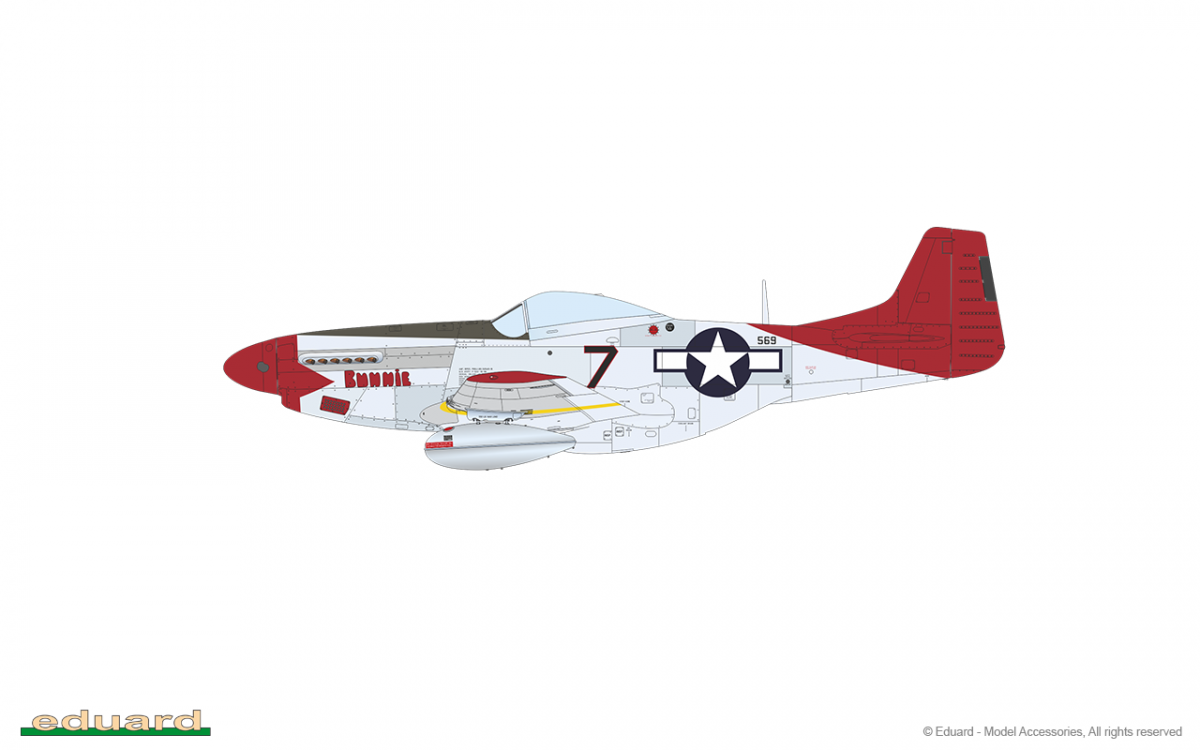 Eduard 11159 RED TAILS &amp;amp; Co. COMBO DOUBLE 1/48 – immagine 23