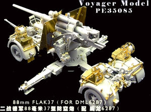 Maquette Voyager PE35085 Flak 37 de 88 mm (Dragon 6287) 1/35