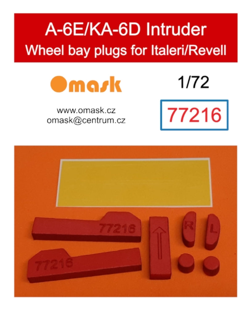 Omask OMK77216 Bouchons de puits de train d'atterrissage pour Mig-19 S/P/PM (pour KP) 1/72