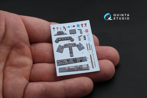 Intérieur imprimé en 3D et coloré sur papier décalcomanie Quinta Studio QD32055 FW 190A-5 (pour maquette Hasegawa) 1/32 – immagine 3