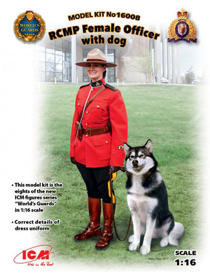 ICM 16008 Gendarmerie féminine de la GRC avec chien (1/16)