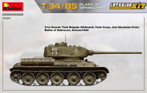 MiniArt 35294 T-34/85 USINE 112. PRINTEMPS 1944. KIT INTÉRIEUR 1/35  – image 5