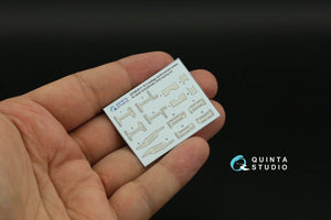 Quinta Studio QP48029 Plaques de renfort bloc 40/42 F-16 (Outil Kinetic 2022) 1/48  – image 4